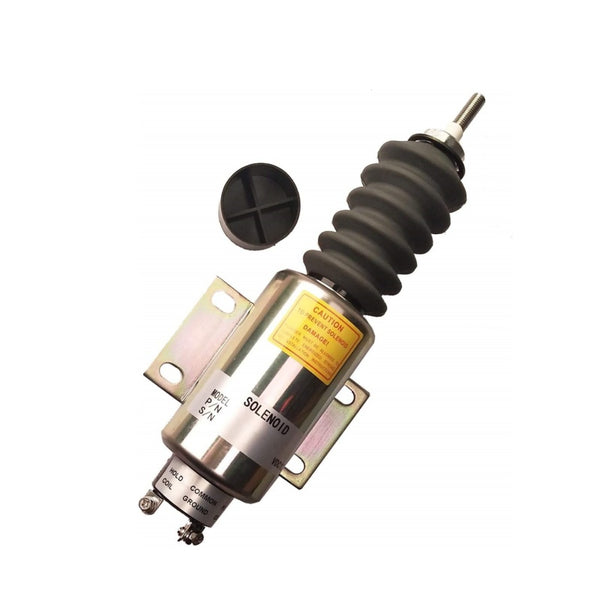 Aftermarket New 12V Shut Down Solenoid 2370ES-12E2U1B2S1 For Woodward 2370 Series