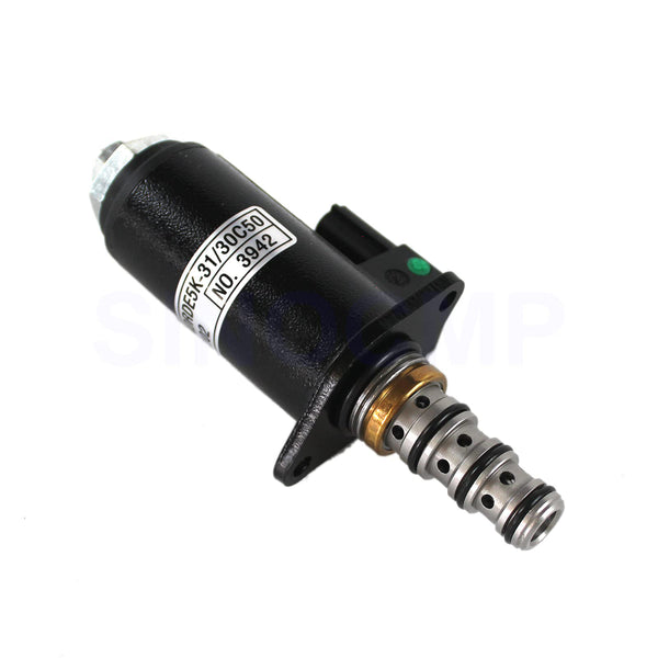 Hydraulic Pump Solenoid Valve Replacement YN35V00052F1 For Kobelco SK200 SK230 SK350-8 Excavator