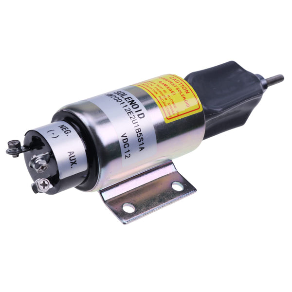 Aftermarket New 12V 3 Terminals Shutoff Solenoid 2000-4502 2001-12E2U1B5S2A for Woodward 2000 Series