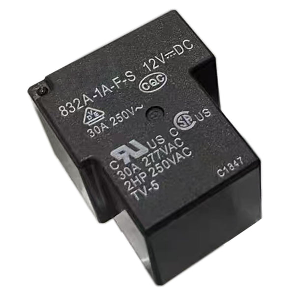 832A-1A-F-C-B 12VDC Power Relay 30A 4Pins Replacement New for Song Chuan