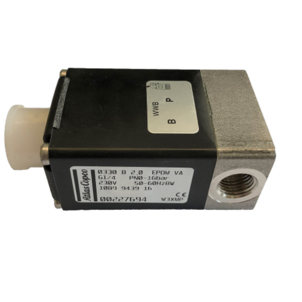 1089943916 G1/4 16Bar Loading Solenoid Valve Replacement for Atlas Copco Screw Air Compressor