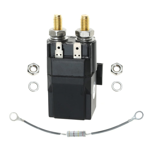 48V 4 Terminal Solenoid Replace 102865901 1028659-01 101908701 1014947 for DS for Precedent for Tempo Golf Carts Club Car with Resistance Assembly