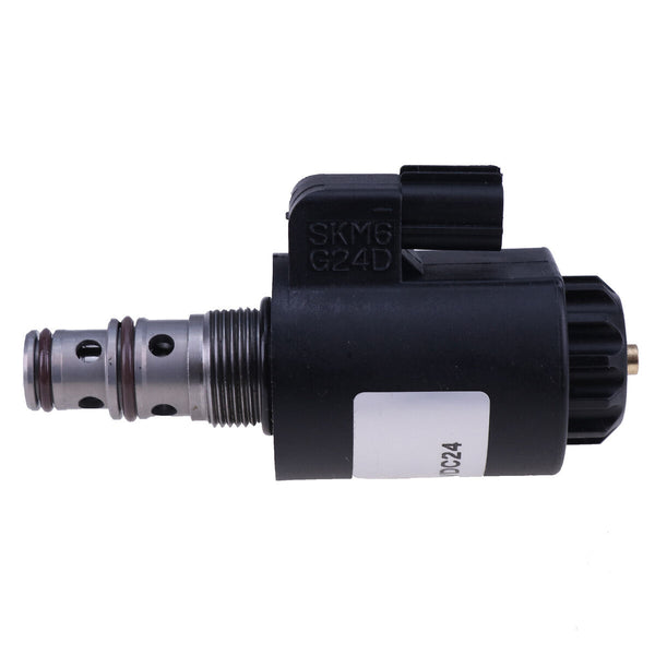 38553-61040 KWE6K-22/G24D16B 24V Solenoid Valve Replacement For Kobelco Excavator SK200